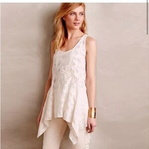 Anthropologie Lace Tunic Tank Top